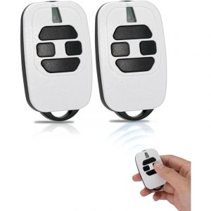 Alovez &ndash; T&eacute;l&eacute;commande portail 433,92 MHz &ndash; Compatible GTI2, GTI4, MIO TR2/4 &ndash; 4 canaux &ndash; Port&eacute;e 50-100 m &ndash; Piles incluses (2 pcs)