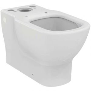 Ideal Standard - Tesi - cuvette de wc combi, &eacute;vacuation basse/arri&egrave;re, Aquablade, blanc T008201