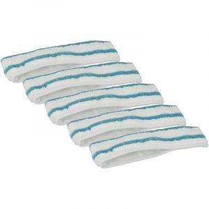 Vhbw - 5x Housses de rechange compatible avec Leifheit Window Washer m nettoyeur de fenêtres, raclette à fenêtres