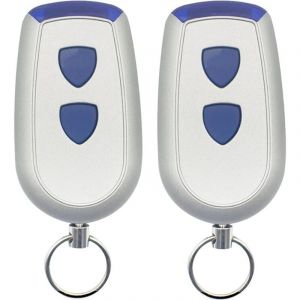 Applicable 2pcs 433MHz contrôle 2 touches télécommande de porte de garage compatible avec normstahl / crowford ea433 Remote