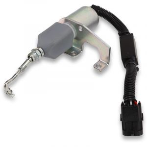 Sol&eacute;no&iuml;de D'arr&ecirc;t de Carburant du Moteur, &eacute;lectrovanne D'arr&ecirc;t du Moteur C4942879 4942879 Remplacement Plug and Play DC24V pour Cummins.