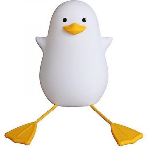 Veilleuse mouette mignonne, cadeau de naissance Yuandian, veilleuse pour chambre d'enfant, d&eacute;coration de chambre Kawaii, veilleuse en silicone pour