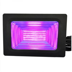 UlisemProjecteur à lumière noire LED, projecteur UV LUNSY, lampe à lumière noire 30 W, lumière de fête, lumière noire fluorescente étanche IP66 avec