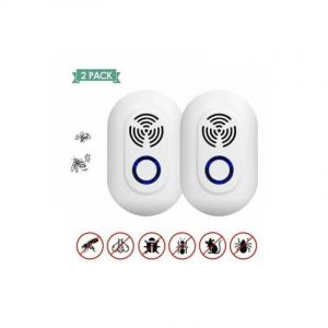 R&eacute;pulsif anti-moustiques &agrave; ultrasons - R&eacute;pulsif &eacute;lectronique anti-moustiques &agrave; ultrasons d'int&eacute;rieur - Pour moustiques, fourmis, souris, araign&eacute;es