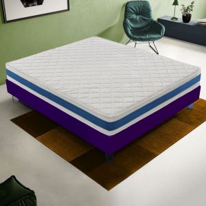 Ilovesleep - Matelas 180x200 'H4'en mousse à 7 zones différenciées 20 cm Poids maximum 120 kg par carré