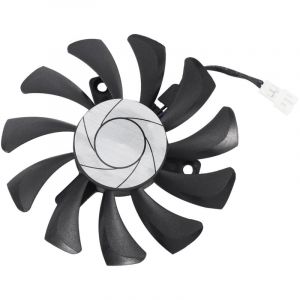 HA8010H12F-Z 75MM 2Pin GTX1050Ti Refroidisseur gpu Double Ventilateur pour Geforce gtx 1050Ti GTX-1050-Ti-4GT-OC (1 PièCes)