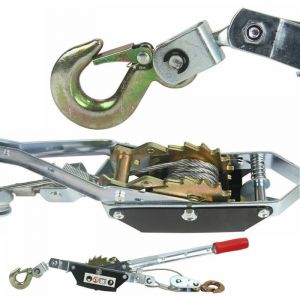 Treuil De Levage Manuel Crochet De Remorquage 4t 4000kg Câble En Acier