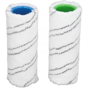 Brosse de nettoyage pour sols durs, rouleau de remplacement en microfibre lavable, utilisation humide et s&egrave;che pour Karcher FC3 FC3D FC5 FC5D FC7