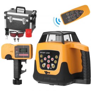 TONYSA Niveau laser rotatif enti&egrave;rement automatique &agrave; 360&deg;, niveau de carrelage, niveleur de sol, laser de ligne de sol, nivellement automatique,