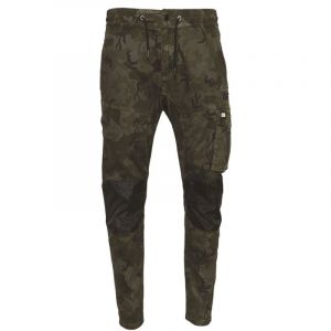 Pantalon De Travail Baggy Slim – Caterpillar Dynamic Camo – 97% Coton – Taille Élastique – Genoux Renforcés Oxford - 46