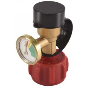 Indicateur Niveau Gaz Propane Universel D&eacute;tecteur Fuite Jauge Pression R&eacute;servoir pour Gril Chauffage