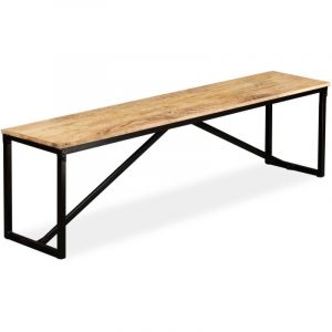 Banc Bois de manguier massif Banc de salon - Banc de table 160 x 35 x 45 cm BV957666 - Brun