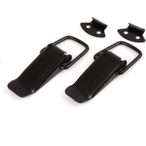 2 Pi&egrave;ces Loquet &agrave; Ressort Bascule Acier Inoxydable, fermeture &agrave; levier, Loquet &agrave; Bascule,fermoir, pour coffre &agrave; outils bo&icirc;te de rangement tiroir