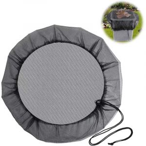 2PCS Filet pour Citerne de Pluie, Filet de Protection pour Tonneau de Pluie, Filet de Protection Anti-Moustique, Prot&egrave;ge Votre Eau des Feuilles, des