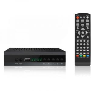 Récepteur-décodeur Décodeur TV HD DVB-T2 Compatible pour chaines DVB-C-H.265-MPEG-2-MPEG4 Avec Télécommande