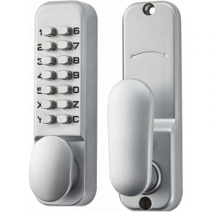 Alliage De Zinc Verrou De Porte A Code Sans Cl&eacute; Serrure &agrave; Code M&eacute;canique Style R&eacute;tro 6 Code Lock, Convient Pour