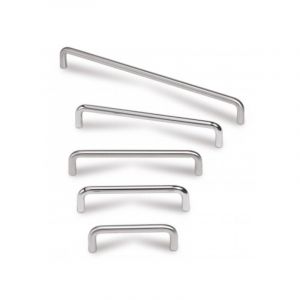 Estamp - Poignée Rod 7610 - talla Inox brossé. 138x25.5x10mm. Entraxe 128mm.