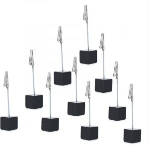 Shining House - Pince Mémo Support Photo, 10PCS Memo Clip Support Stand pour Office Memo, Nom de la Table de Mariage, Afficher les Photos, etc