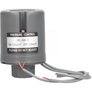 Contrleur automatique de pressostat de pompe &agrave; eau, filetage femelle 3/8 pouces, 220V, 1,22 kg/cm, JSK3A