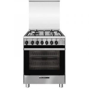 Glem Gas SA664MI6 four et cuisini&egrave;re A Electrique Gaz Noir, Acier inoxydable