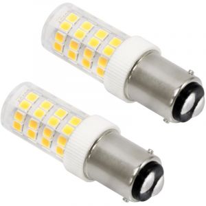 5W LED Ampoule Machine &agrave; Coudre B15d, 220-240V, 500LM Blanc Chaud 3000K, 40W Lampe Incandescence &Eacute;quivalent, Non-Dimmable, Ampoule &agrave; Ba&iuml;onnette B15