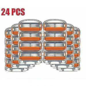 Kit de 24 paquets de 5 lames de rechange pour rasoir Gillette Fusion Proglide Power