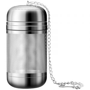 Infuseur à thé en acier inoxydable avec crochet à chaîne allongé, boule à thé en maille fine, infuseur réutilisable pour thé en vrac, épices,