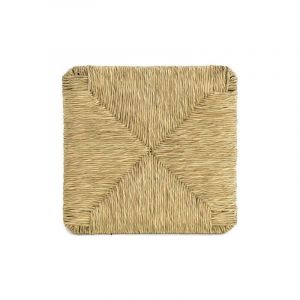 Assise assise pour chaises chaise de cuisine 37x37 cm en paille de seigle