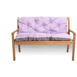 Coussin pour banc de jardin 120x60x50cm, coussin de jardin Violet, coussin de banc ext&eacute;rieur, coussin de banc de jardin, coussin de balan&ccedil;oire