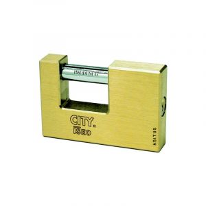 Iseo Serrature - 1 piA ce City by Iseo pa ne dormant blindA pour cadenas Cadenas de volet 50 mm