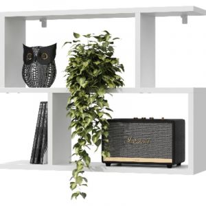 Bibliothèque murale VELA pour chambre d'enfant - 70 cm Gris Bibliothèque murale VELA pour chambre d'enfant 70 cm Gris