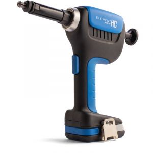 Poinçonneuse hexagonale M5-M8, 2 batteries 18V Li-Ion - 2.0Ah, chargeur E-HC-2XBAT