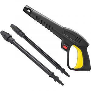Pistolet à eau haute pression avec lance à jet variable et lance rotative, compatible avec les nettoyeurs haute pression Lavor
