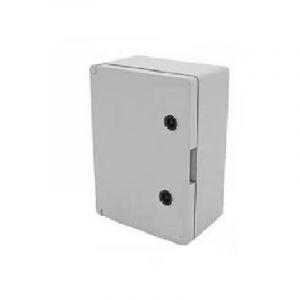 IDE - Coffret abs étanche IP54 500X350X190 Porte opaque - avec plaque de montage