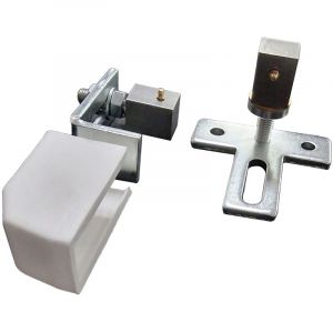 Pivot de Portail Acier &agrave; Visser KLOSE besser en T pour Tube de 40x40 mm carr&eacute; Acier 35 x 35 mm