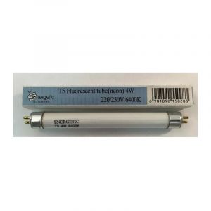 EL4W6400K Tube T5 Mini Fluorescent G5 4W 6400K 220/230V L136mm - Energetic Lighting