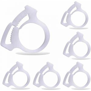 Aougo - 6 pièces B15 pinces de fixation du tuyau de balayage de piscine, convient pour le nettoyeur de piscine Polaris 180 280 360 380 480