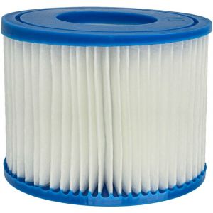 Cartouche filtrante type vi compatible avec Bestway Lay-Z-Spa Hawaii, Monaco, Miami spa, bain à remous - Filtre de rechange bleu / blanc - Vhbw