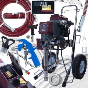 Zenthril Comet T LP HyperElite &ndash; Station de Peinture Airless 3500W, 25MPa, 5L/min, Buse 0,039" Brushless, ZenControl, Voice Assist Pour Peintures et