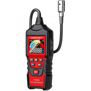 D&eacute;tecteur de fuite de gaz HT601B+, d&eacute;tecteur de gaz naturel professionnel avec alarmes sonores et visuelles, propane domestique, utilis&eacute; pour