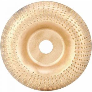 Disque abrasif de polissage du bois de disque de forme de sculpture d'or pour la meule de meuleuse d'angle 100x16 mm