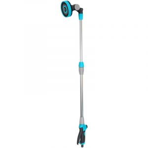 Lance florale d’arrosage télescopique Jardibric 71–95 cm – 6 jets orientables – Contrôle de débit au pouce intégré