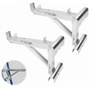 Eosnow - 2 pièces vérins d'échelle réglable stabilisateur trépied support de charge en acier allié Kit de support d'échelle,Support de D'échelle