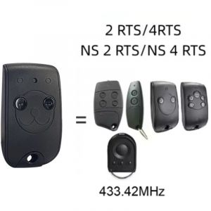 Compatible somfy NS 2rts 433.42mh t&eacute;l&eacute;commande de porte de garage compatible o2rts / 4rts / NS