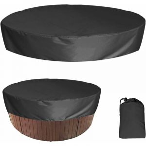 Couvercle De Spa Ronde Étanche Couvertures Extérieures De Baignoire Spa,Protection Imperméable Pour Spa,Housse De Baignoire Coupe-Vent Résistante Aux