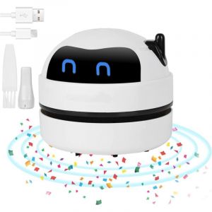 Mini Aspirateur de Table, USB Rechargeable Aspirateur de Bureau Poussi&egrave;re, Portable Mini Aspirateur de Bureau pour Table Bureau Coussin Voiture