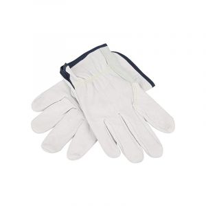 Ersandy - Gants de travail Protection des mains Gant de soudage résistant au feu Gant en peau de mouton à grain super doux Gant de protection pour