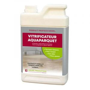 Lasure Production - vitrificateur à parquet à l'eau : AQUAPARQUET--Mat-Bidon de 25 l