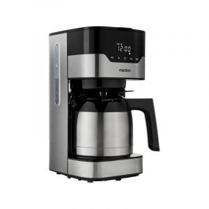 Medion - Machine a Cafe - Cafetiere Electrique filtre programmable avec carafe md 18458 - isotherme - 900W - 1,2 l