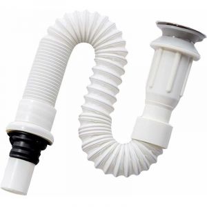 siphon lavabo, siphon gain de place, flexible evacuation lavabo, Bonde pour lavabo, extensible de